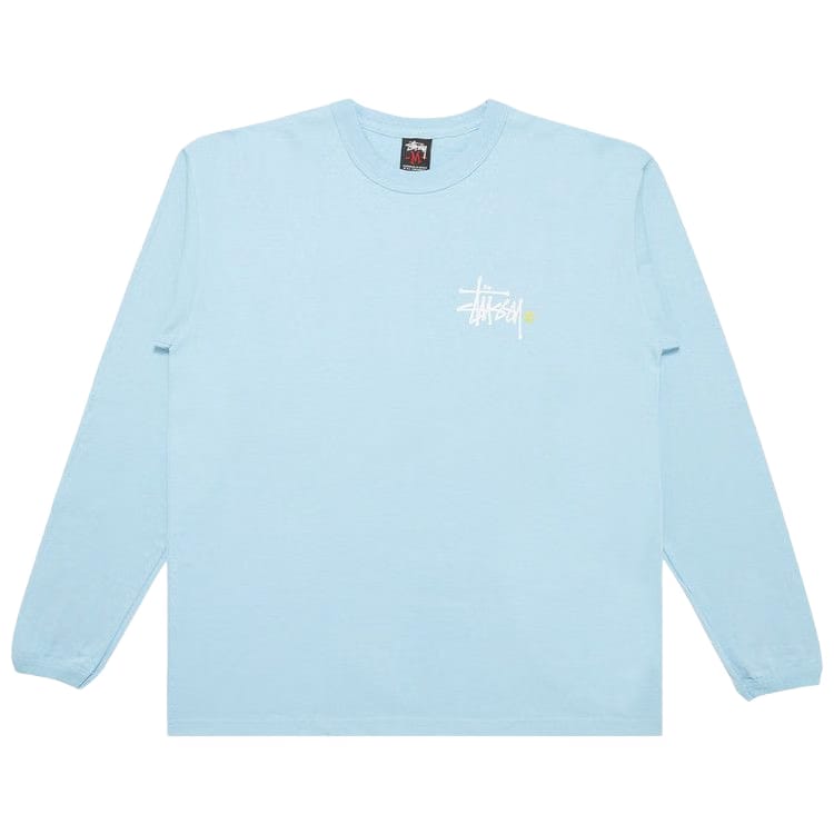 Stussy Gear Basic Logo Long-Sleeve Light Blue