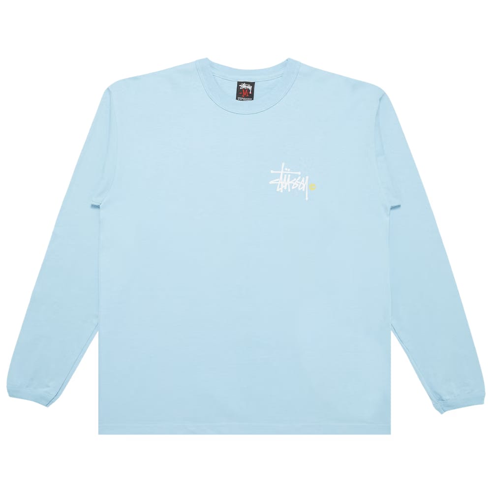 Stussy Gear Basic Logo Long-Sleeve Light Blue