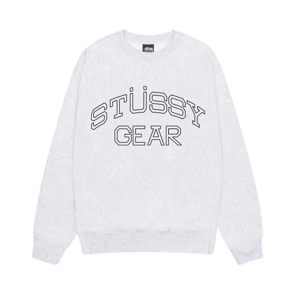 Stussy Gear Crew Ash Heather