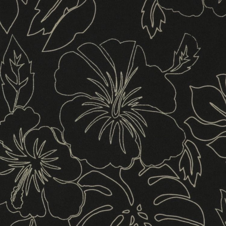 Stussy Gear Hawaiian Flower T-Shirt Black/Gold