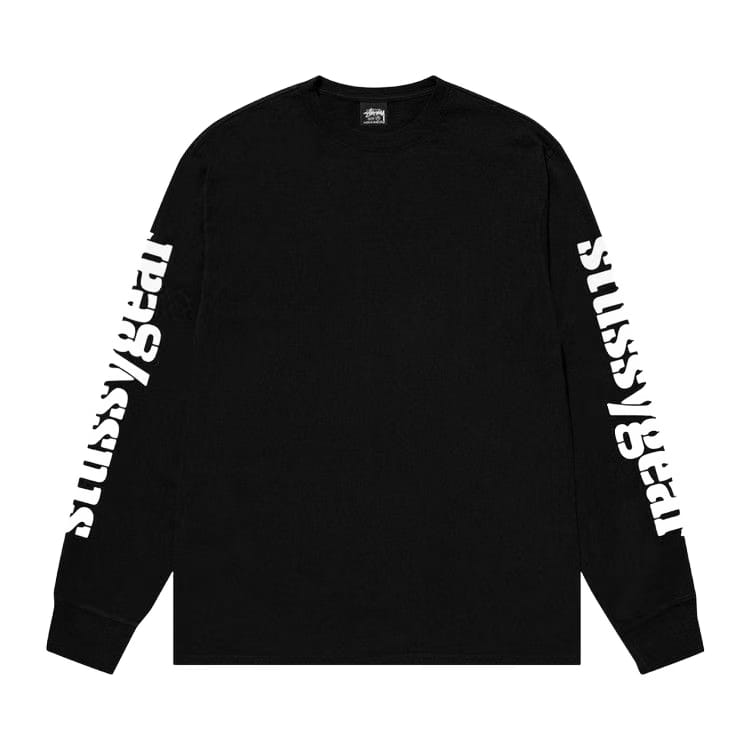Stussy Gear Long-Sleeve T-Shirt Black