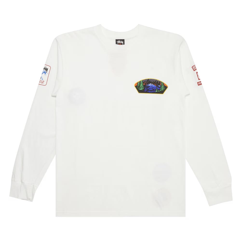 Stussy Gear Outdoor Long-Sleeve White