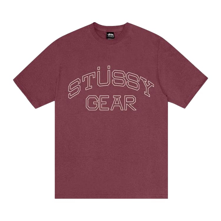 Stussy Gear T-Shirt Oxblood