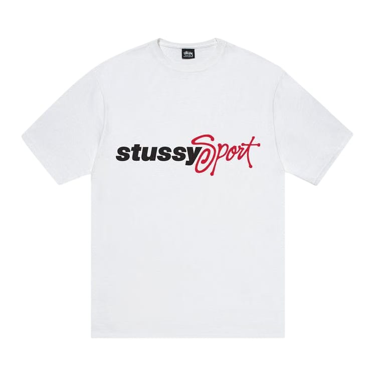 Stussy Sport Script T-Shirt White