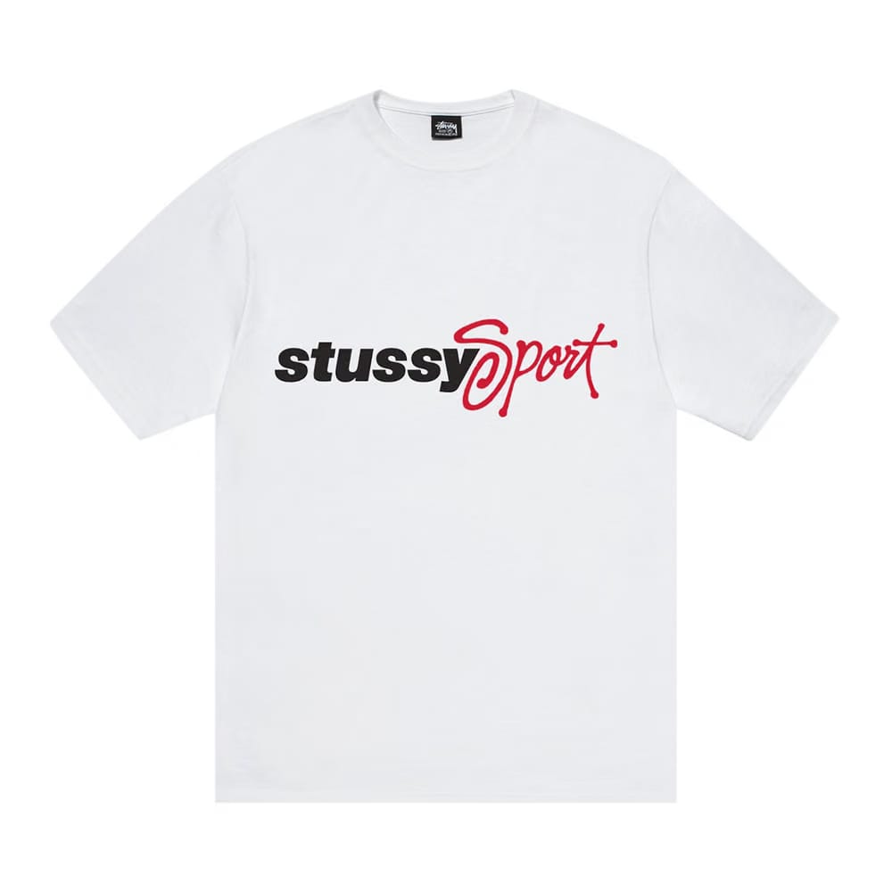 Stussy Sport Script T-Shirt White