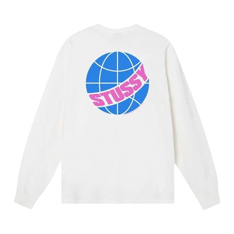 Stussy Global Peace Pigment Dyed Long-Sleeve T-Shirt Natural