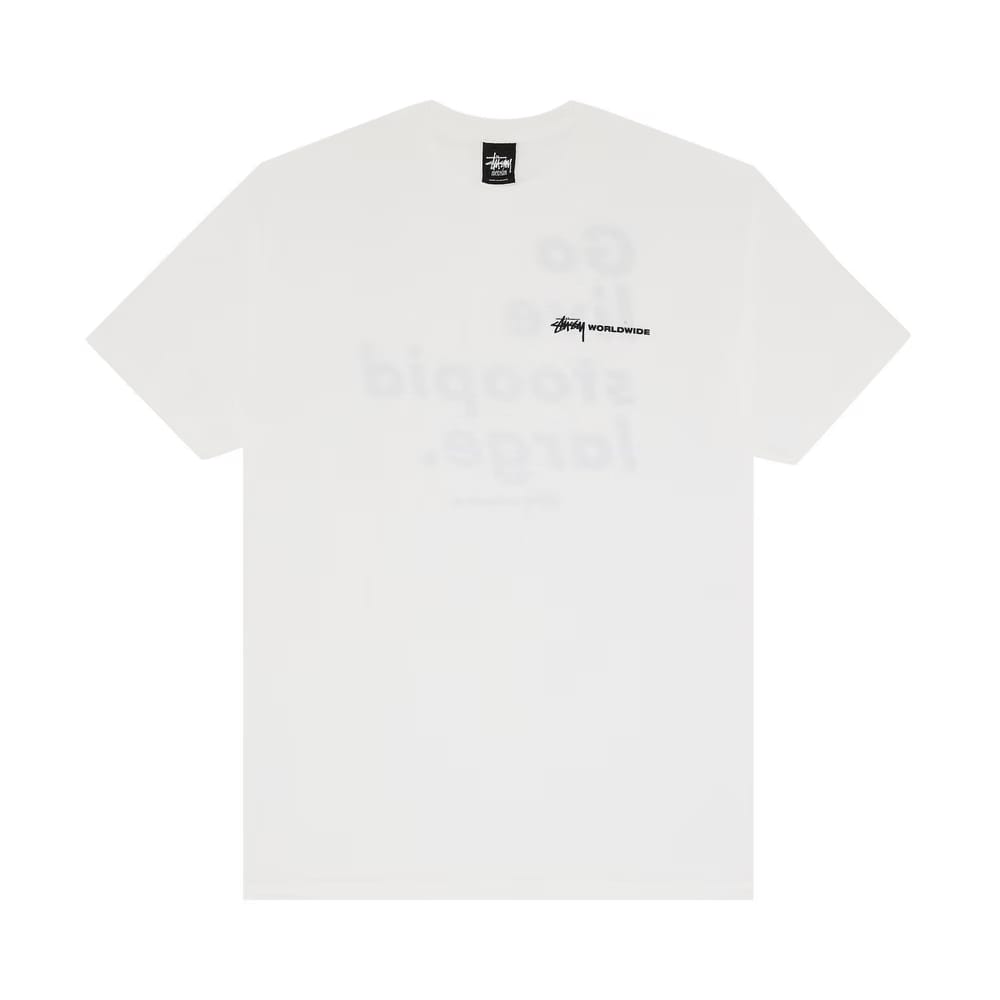 Stussy Go Live Stoopid Large T-Shirt White