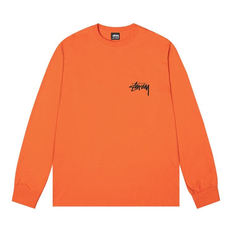 Stussy Gold Lion Long-Sleeve T-Shirt Coral