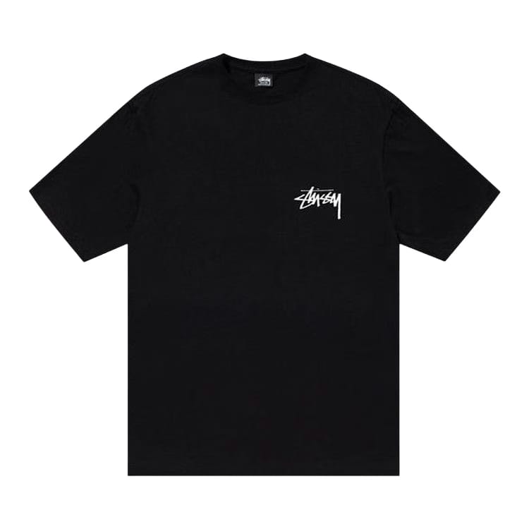 Stussy Gold Lion T-Shirt Black