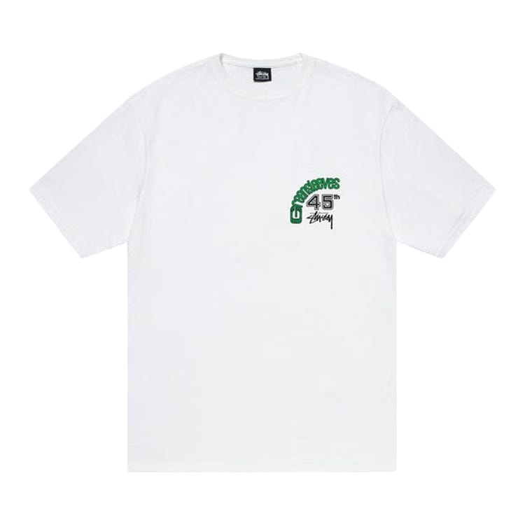 Stussy Greensleeves 45 T-Shirt White