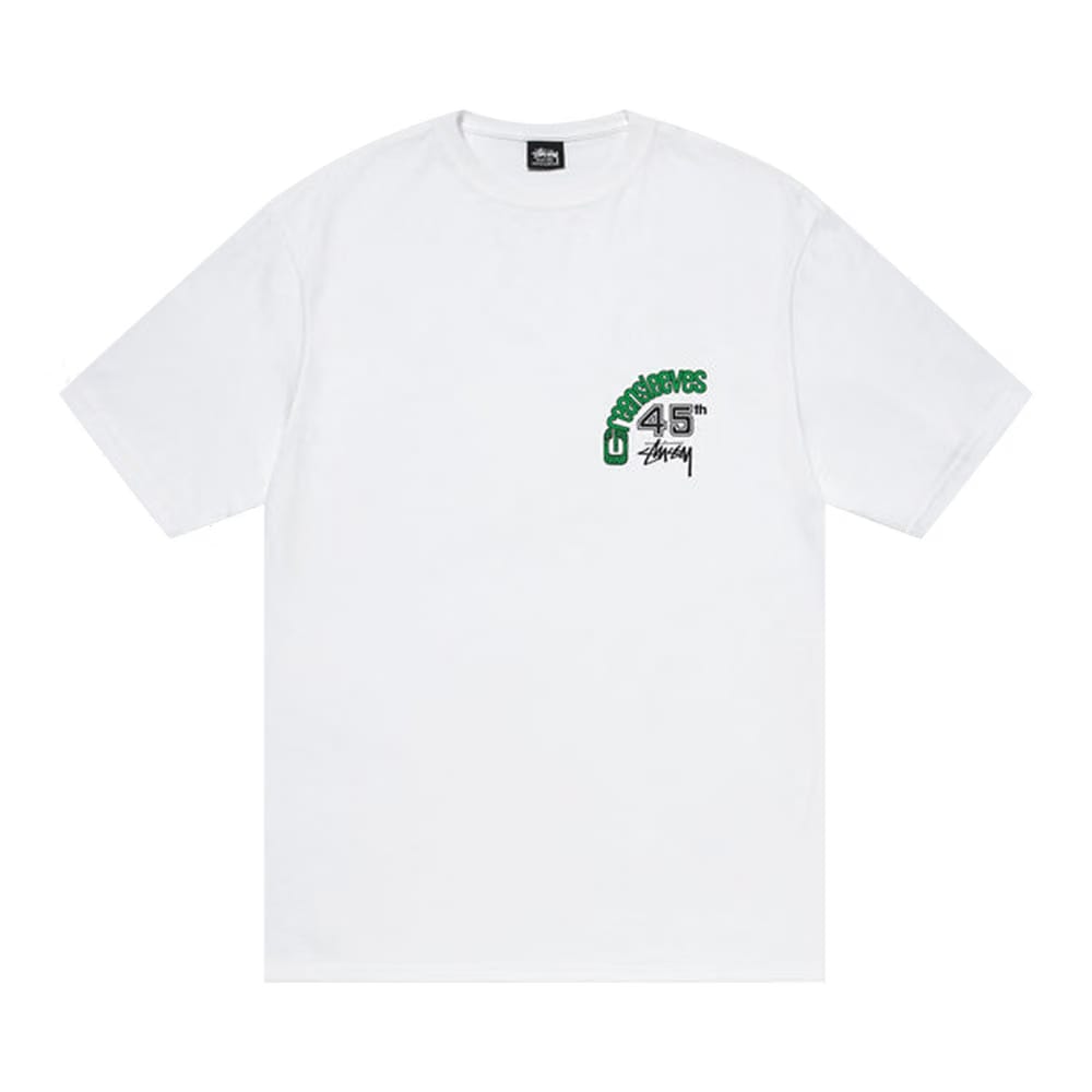 Stussy Greensleeves 45 T-Shirt White