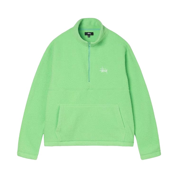Stussy Half Zip Mock Neck Melon
