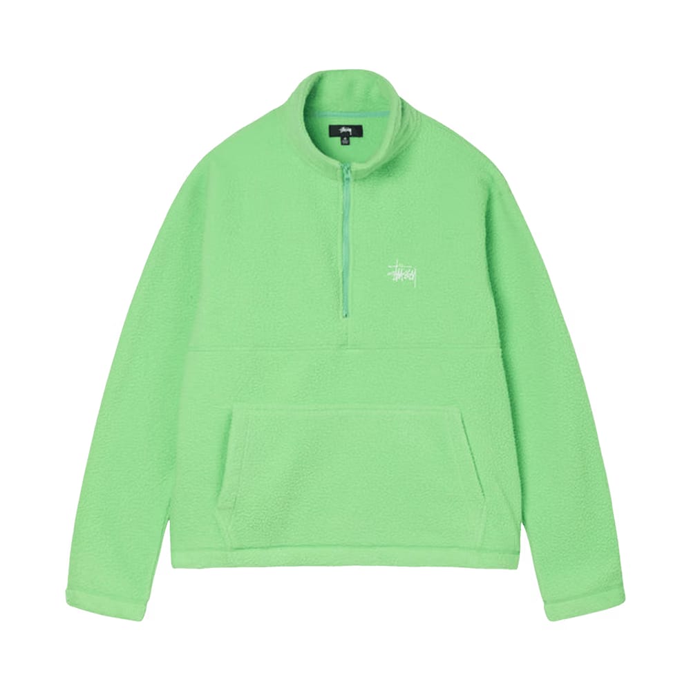 Stussy Half Zip Mock Neck Melon