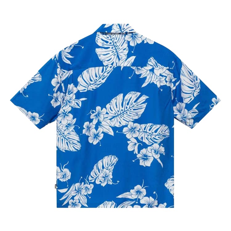 Stussy Hawaiian Shorts-Sleeve Shirt Blue