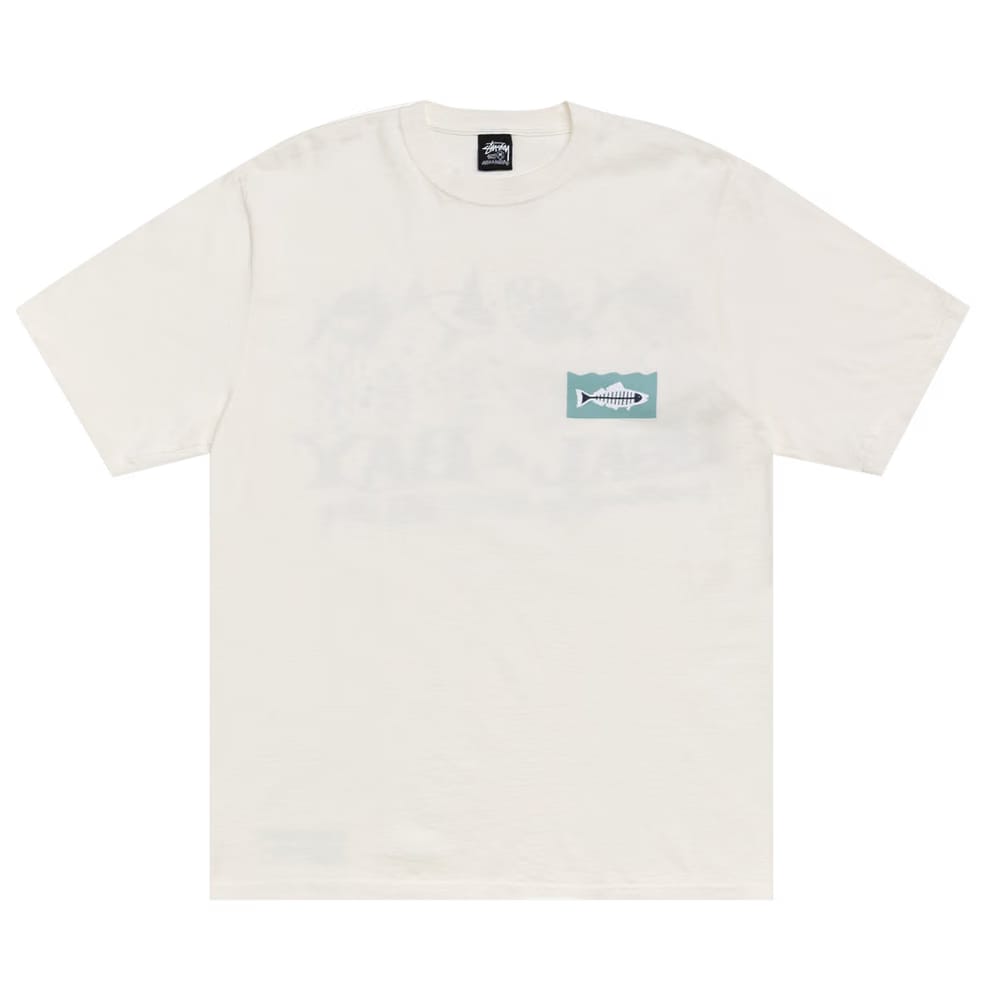 Stussy Heal The Bay 40 T-Shirt Pigment Dyed Natural
