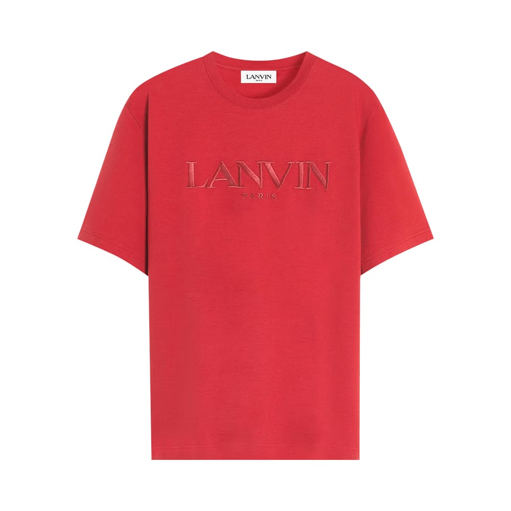 Lanvin Logo T-Shirt Turkish Red