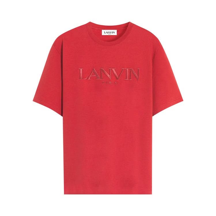 Lanvin Logo T-Shirt Turkish Red