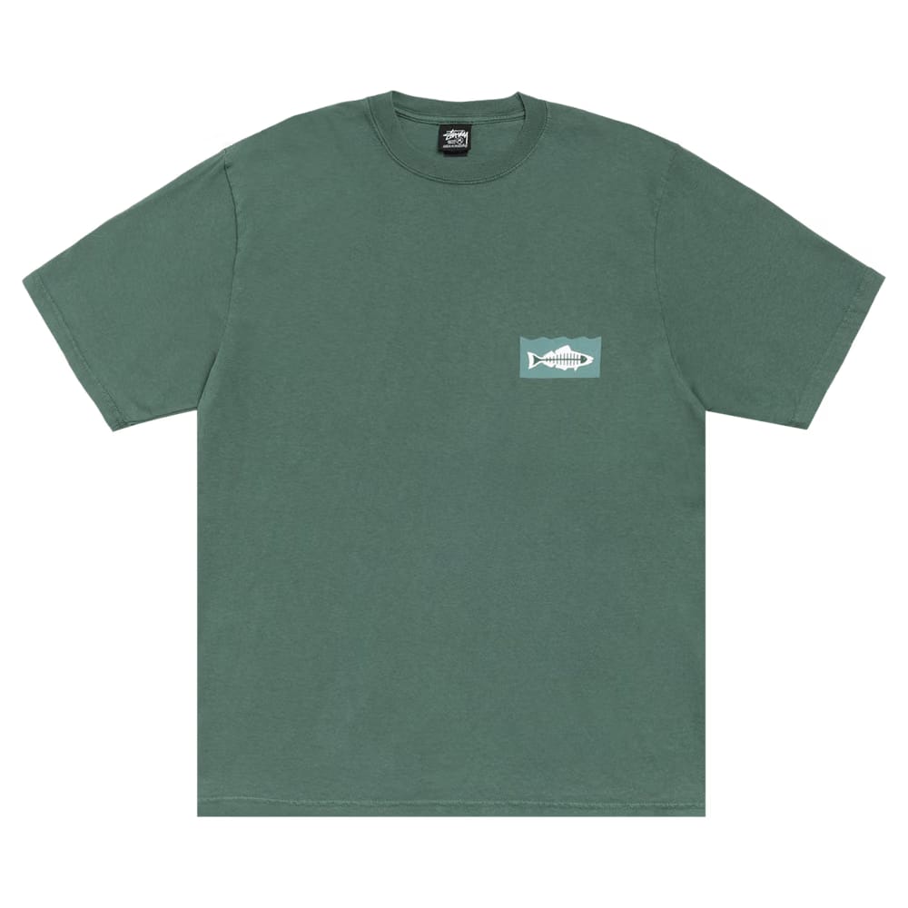 Stussy Heal The Bay 40 T-Shirt Pigment Dyed Pine