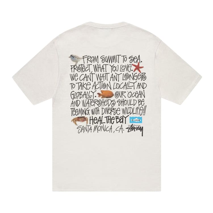Stussy Heal The Bay Summit To Sea T-Shirt Natural