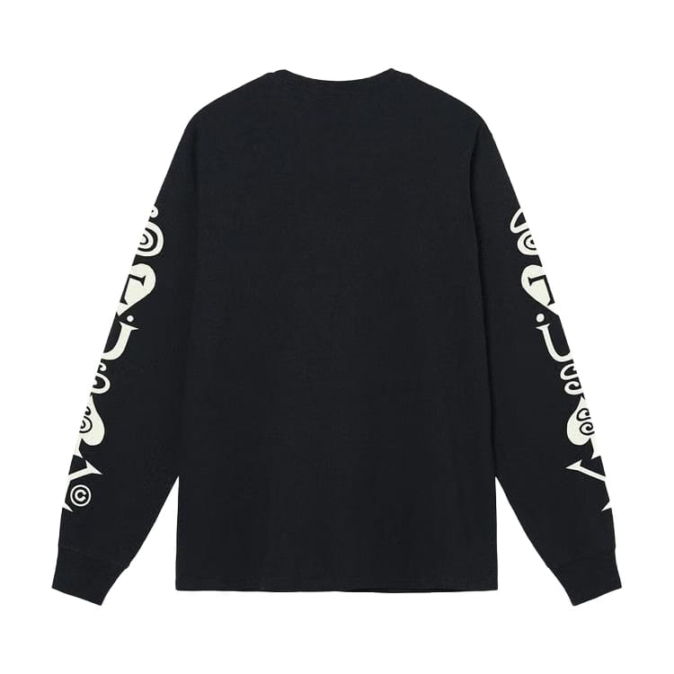 Stussy Hearts And Spades Long-Sleeve T-Shirt Black