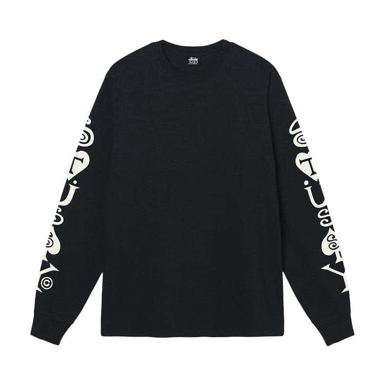 Stussy Hearts And Spades Long-Sleeve T-Shirt Black