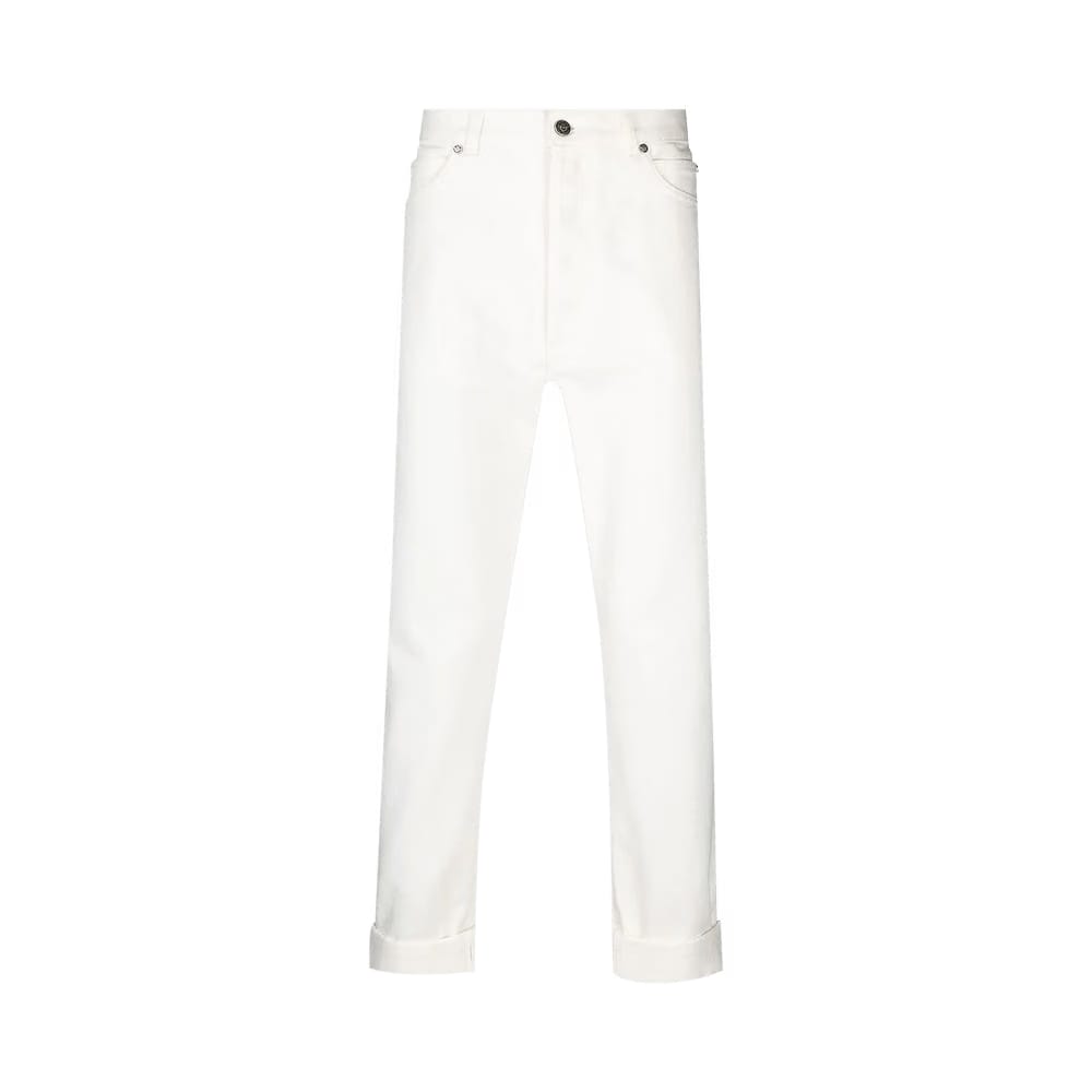 Balmain Low Crotch Jeans Blanc
