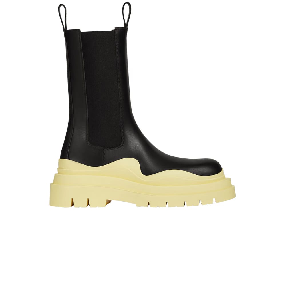 Bottega Veneta Wmns Tire Boot 'Black Lemonade'