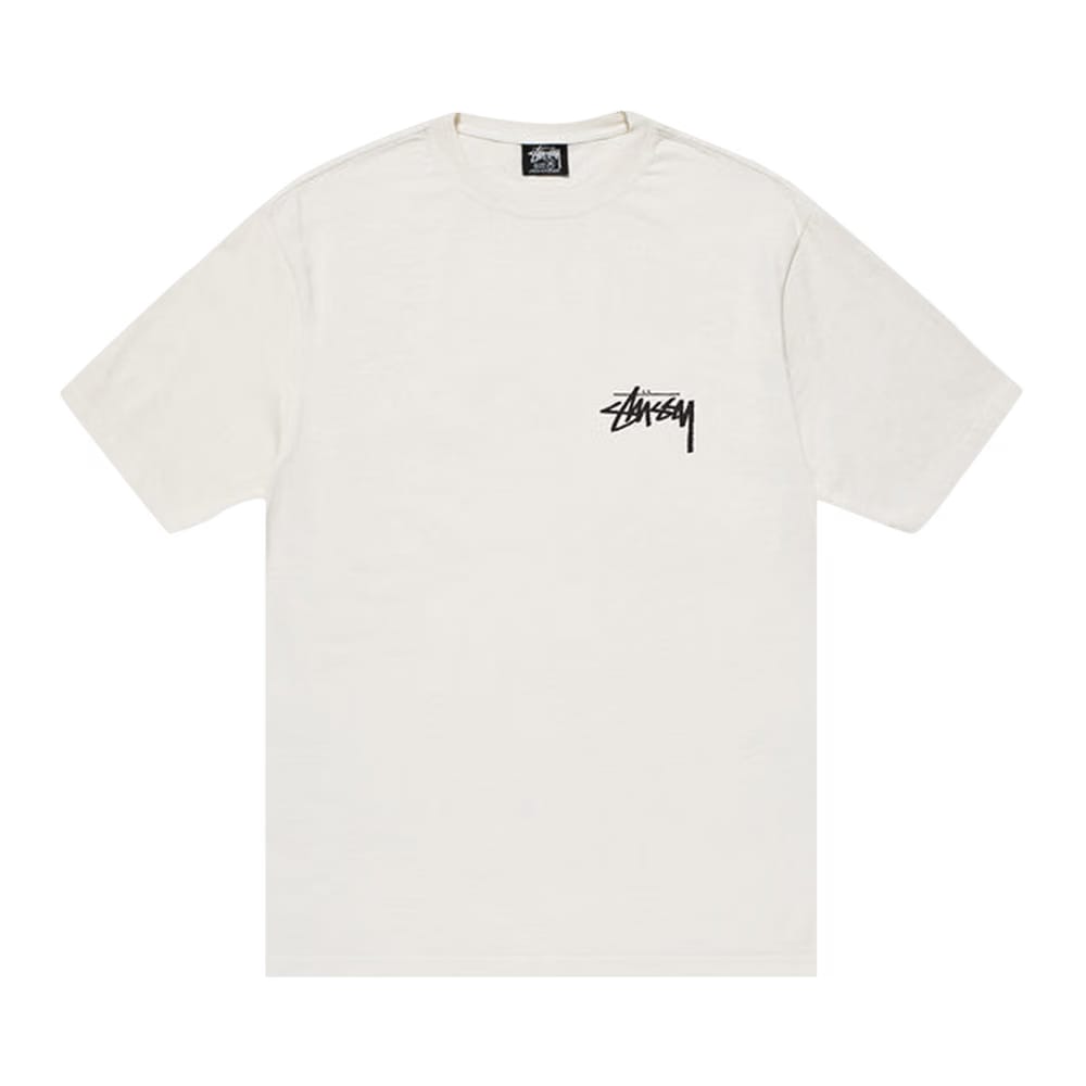 Stussy How We're Livin' Pigment Dyed T-Shirt Natural