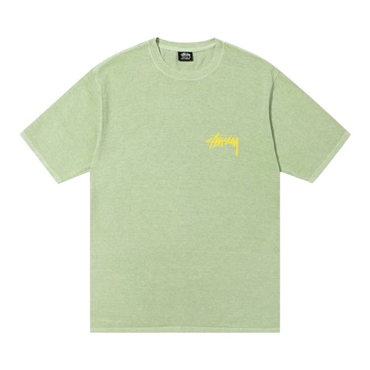 Stussy How We're Livin' Pigment Dyed T-Shirt Sage