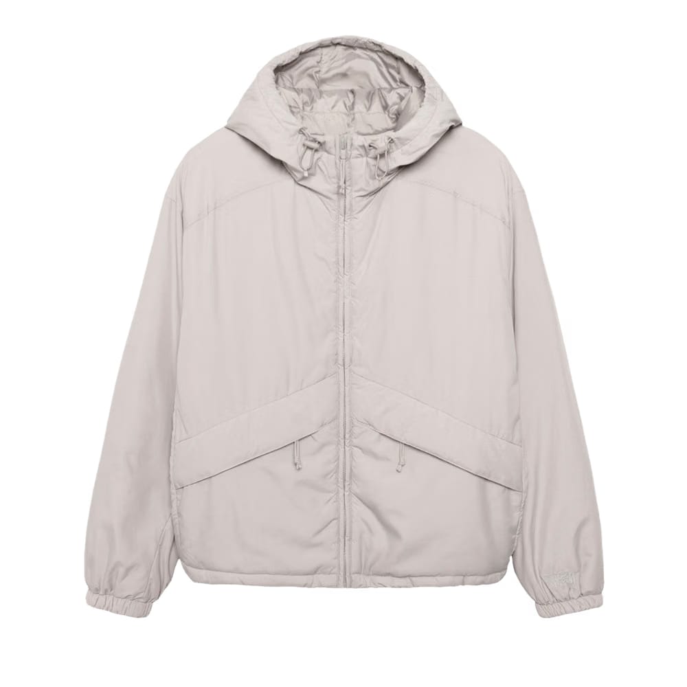 Stussy Insulated Hooded Jacket Grey