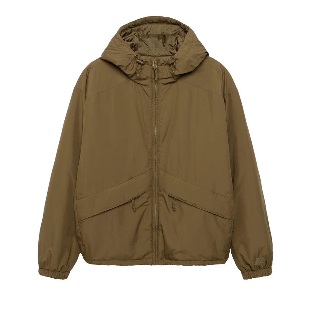 Stussy Insulated Hooded Jacket Olive