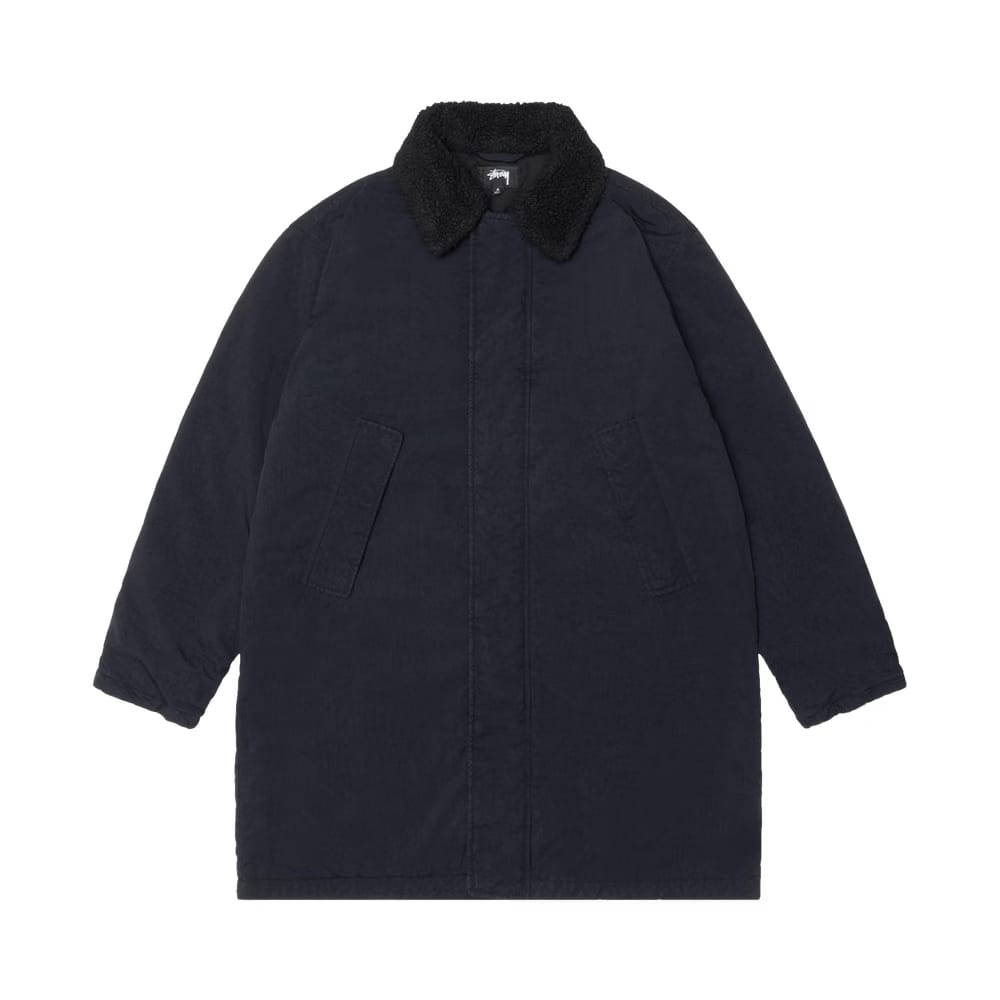 Stussy Insulated Long Coat Black