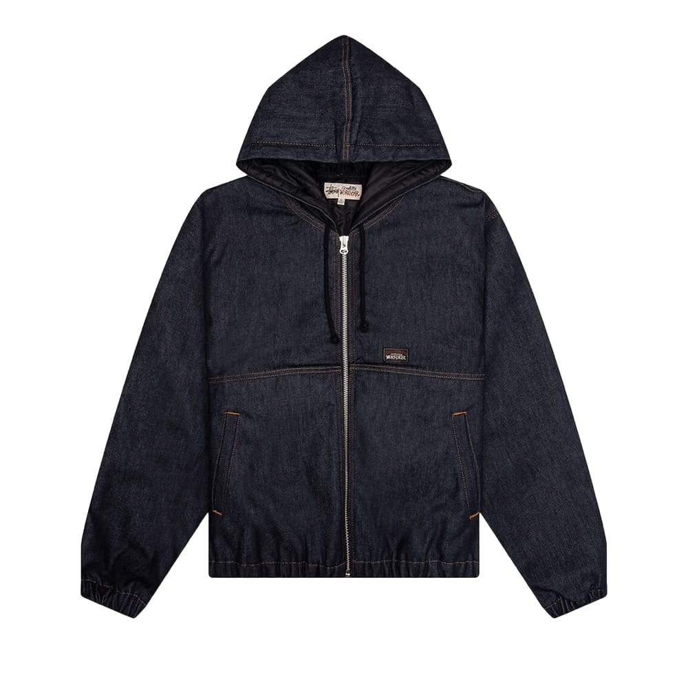 Stussy Insulated Work Jacket Denim Raw Indigo