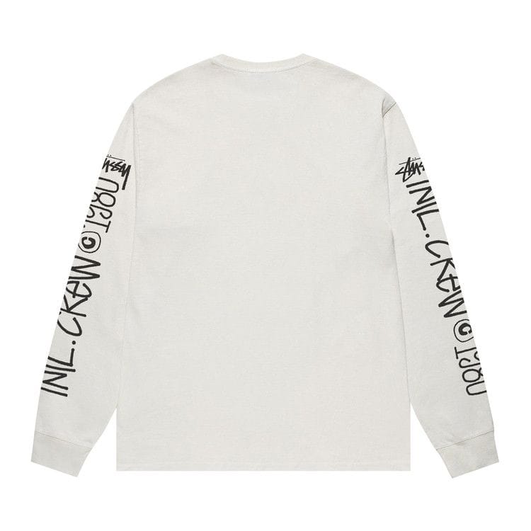 Stussy International Crew Long-Sleeve T-Shirt Natural
