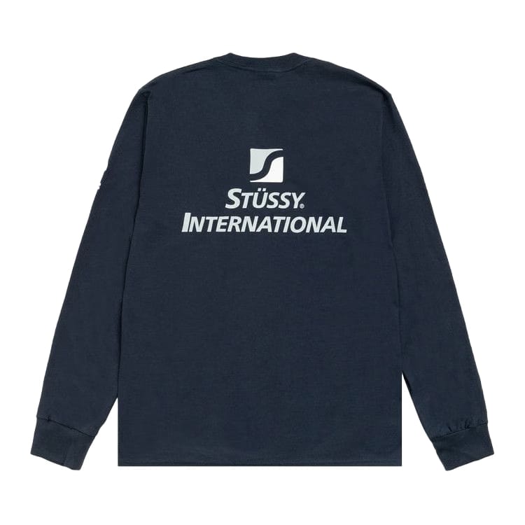 Stussy International Long-Sleeve T-Shirt Navy