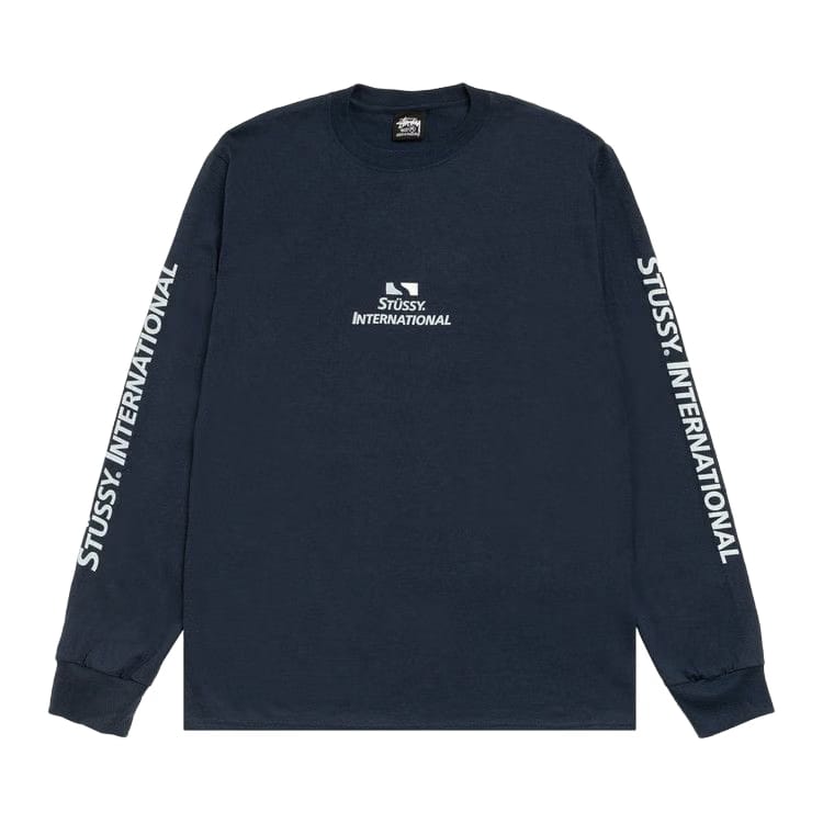Stussy International Long-Sleeve T-Shirt Navy