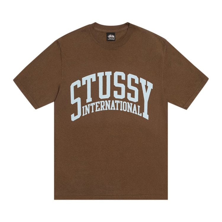 Stussy International T-Shirt Pigment Dyed Brown