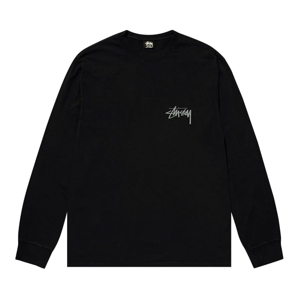 Stussy Landin Long-Sleeve T-Shirt Black