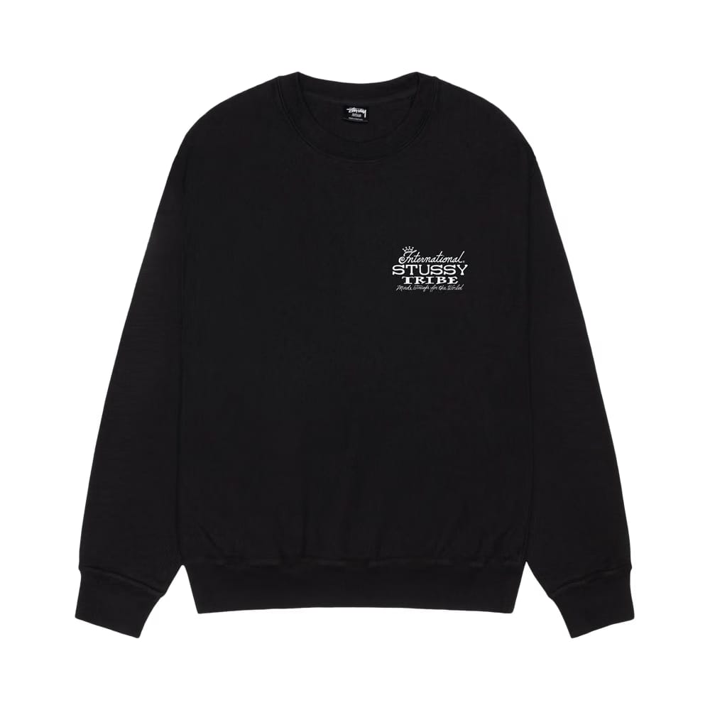 Stussy IST Crew Pigment Dyed Black