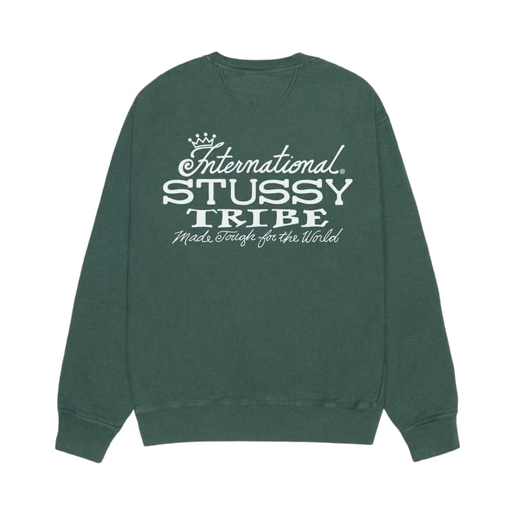 Stussy IST Crew Pigment Dyed Forest