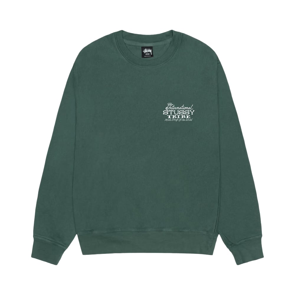 Stussy IST Crew Pigment Dyed Forest