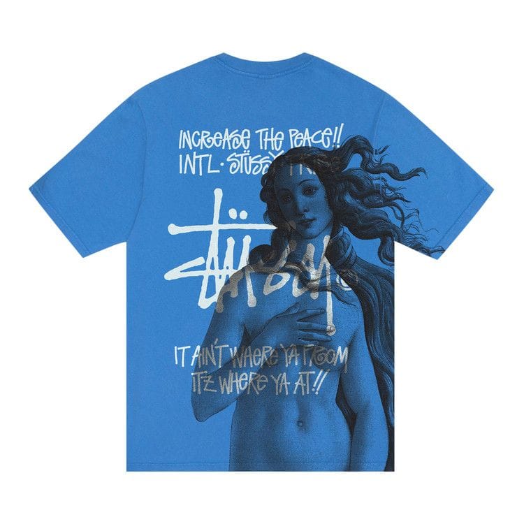 Stussy Ist Venus Pigment Dyed T-Shirt Blue
