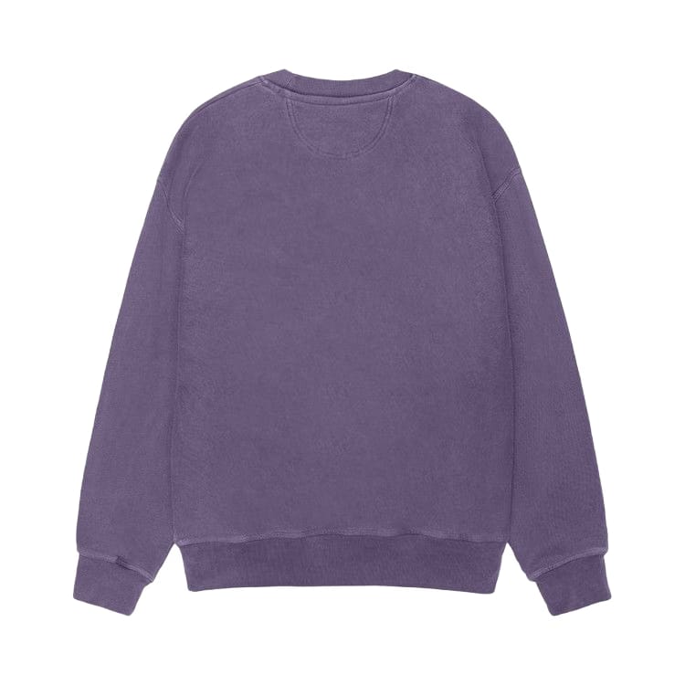 Stussy Jumbo Crew Pigment Dyed Grape