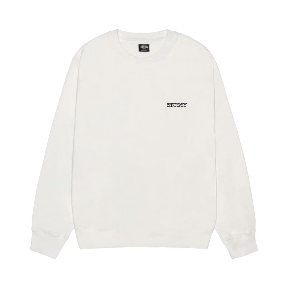 Stussy Jumbo Crew Pigment Dyed Natural