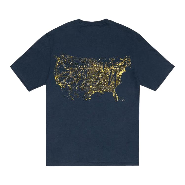 Stussy Night Lights T-Shirt Navy