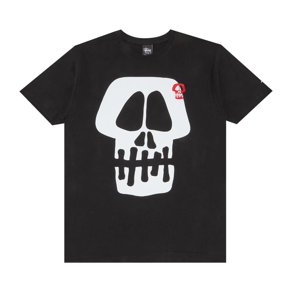 Stussy Jumbo Skull T-Shirt Black