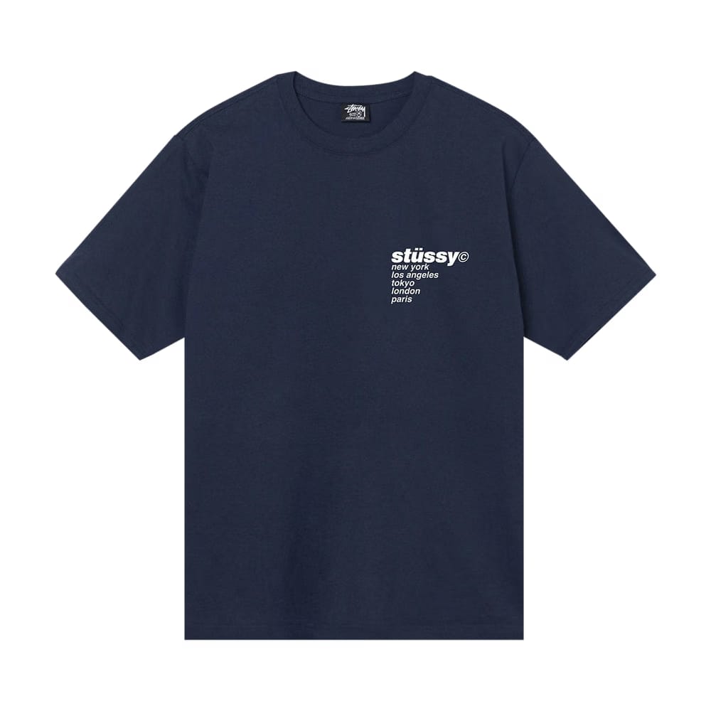 Stussy Strawberry T-Shirt Navy