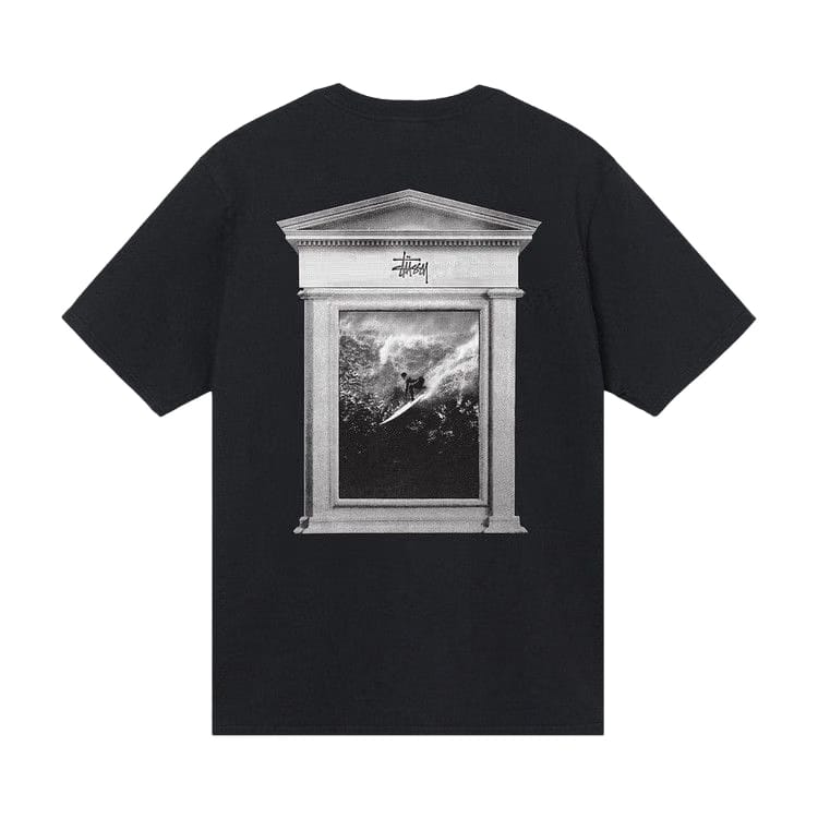 Stussy Surf Tomb Pigment Dyed T-Shirt Black