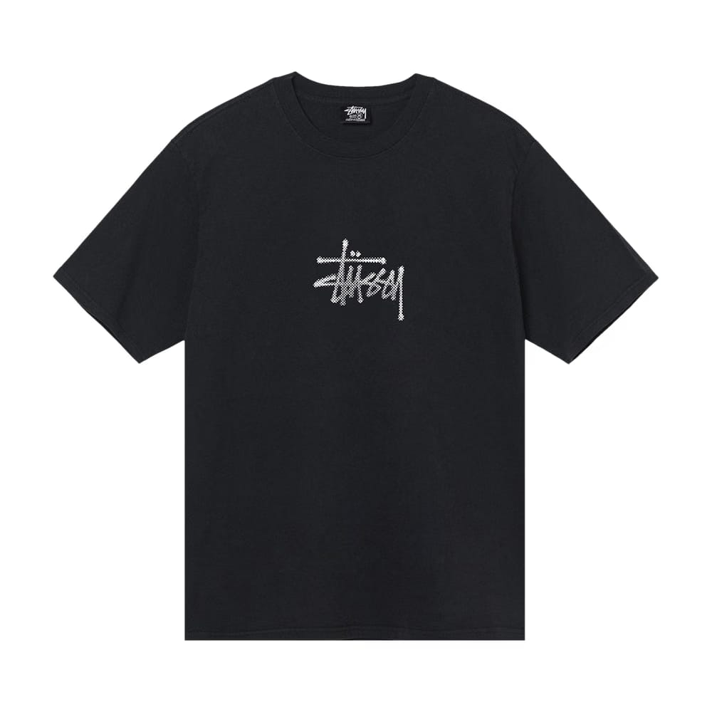Stussy Surf Tomb Pigment Dyed T-Shirt Black