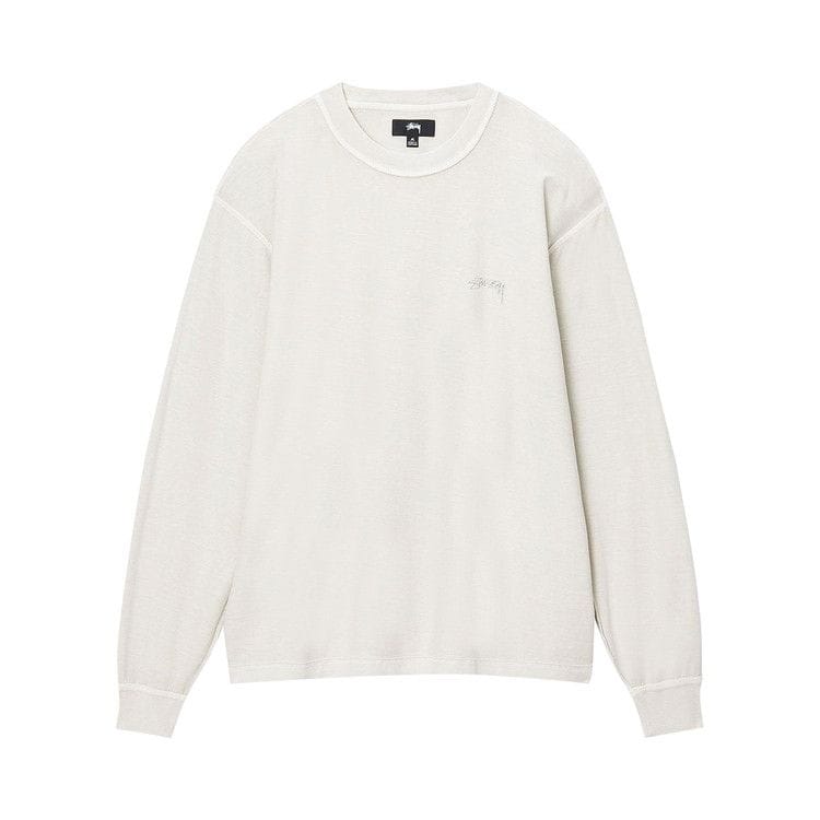 Stussy Lazy Long-Sleeve T-Shirt Bone
